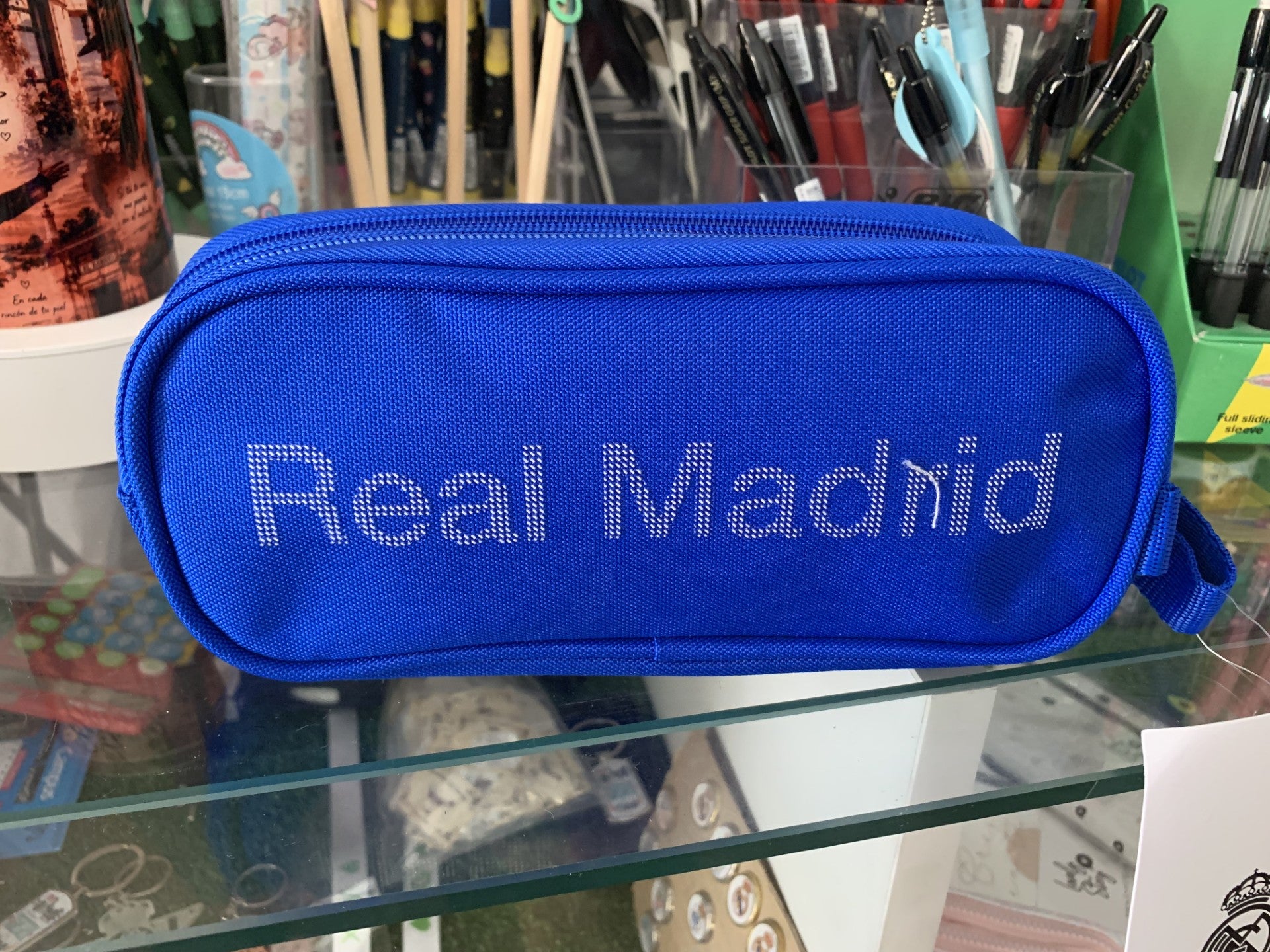 Estuche Triple Real Madrid Azul