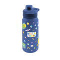 Botella Térmica Sport Glow Up Aurea azul marino con stickers