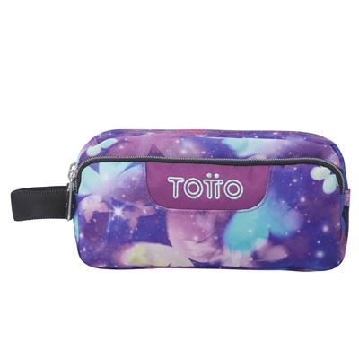 Estuche Triple Totto Galaxia Mariposas - vista frontal