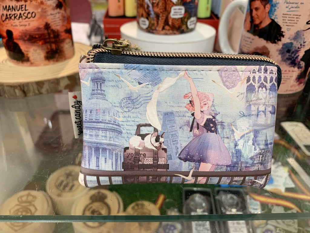 Monedero Sweet Candy chica parisina - vista frontal