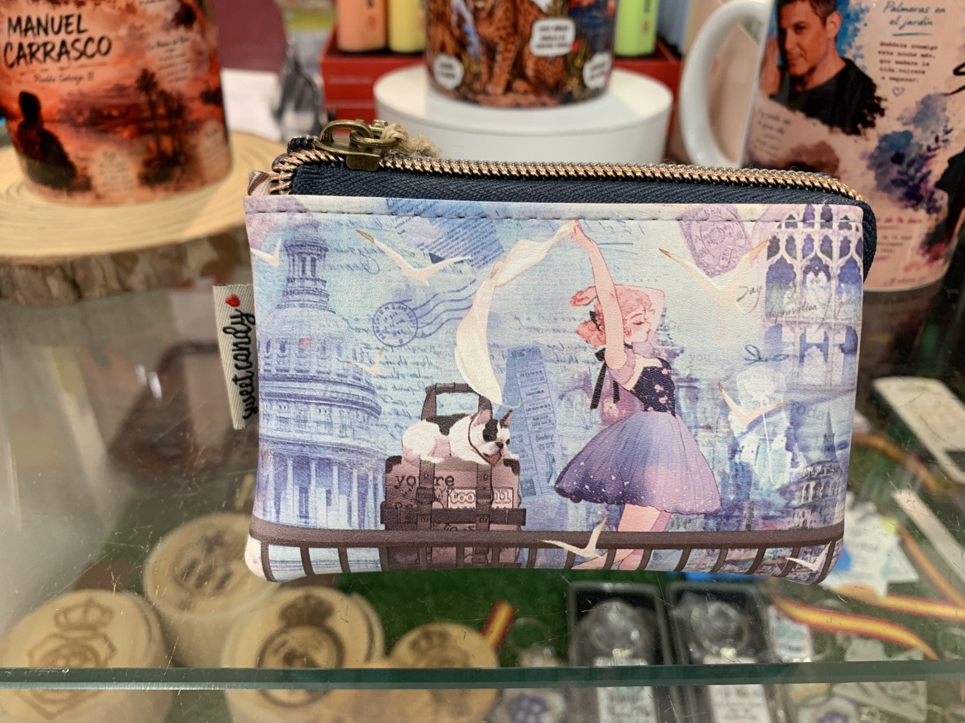 Monedero Sweet Candy chica parisina - vista frontal
