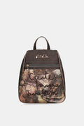Mochila Anekke Create Imagine Transform negra con detalles dorados