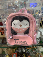 Mochila Escolar Baby Animals Pingüino Rosa - En tienda