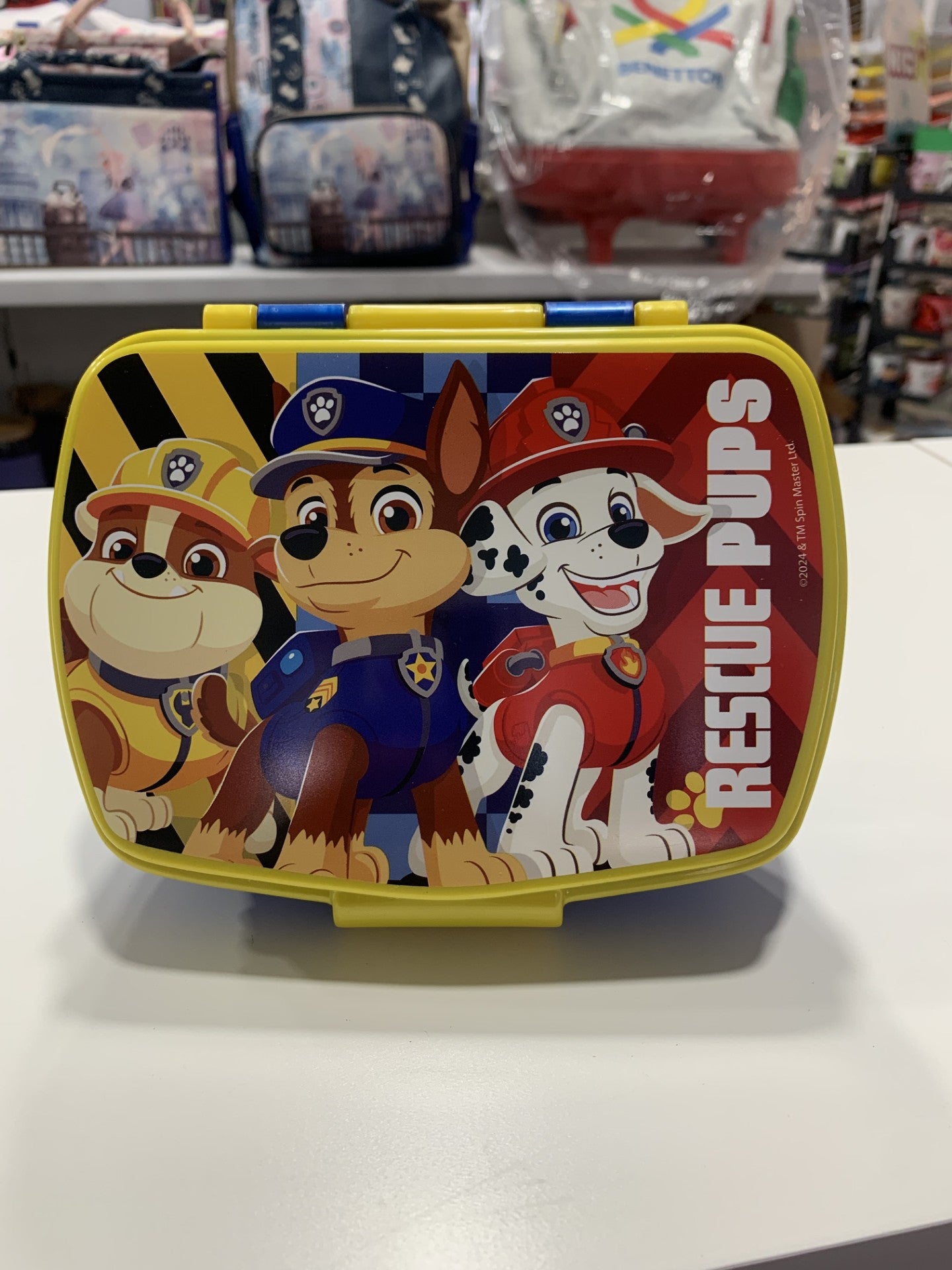 Sandwichera Paw Patrol Rescue Pups - vista frontal