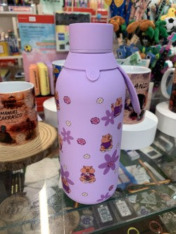Botella Cerámica 500ml Lilac Capibara Love - Vista frontal