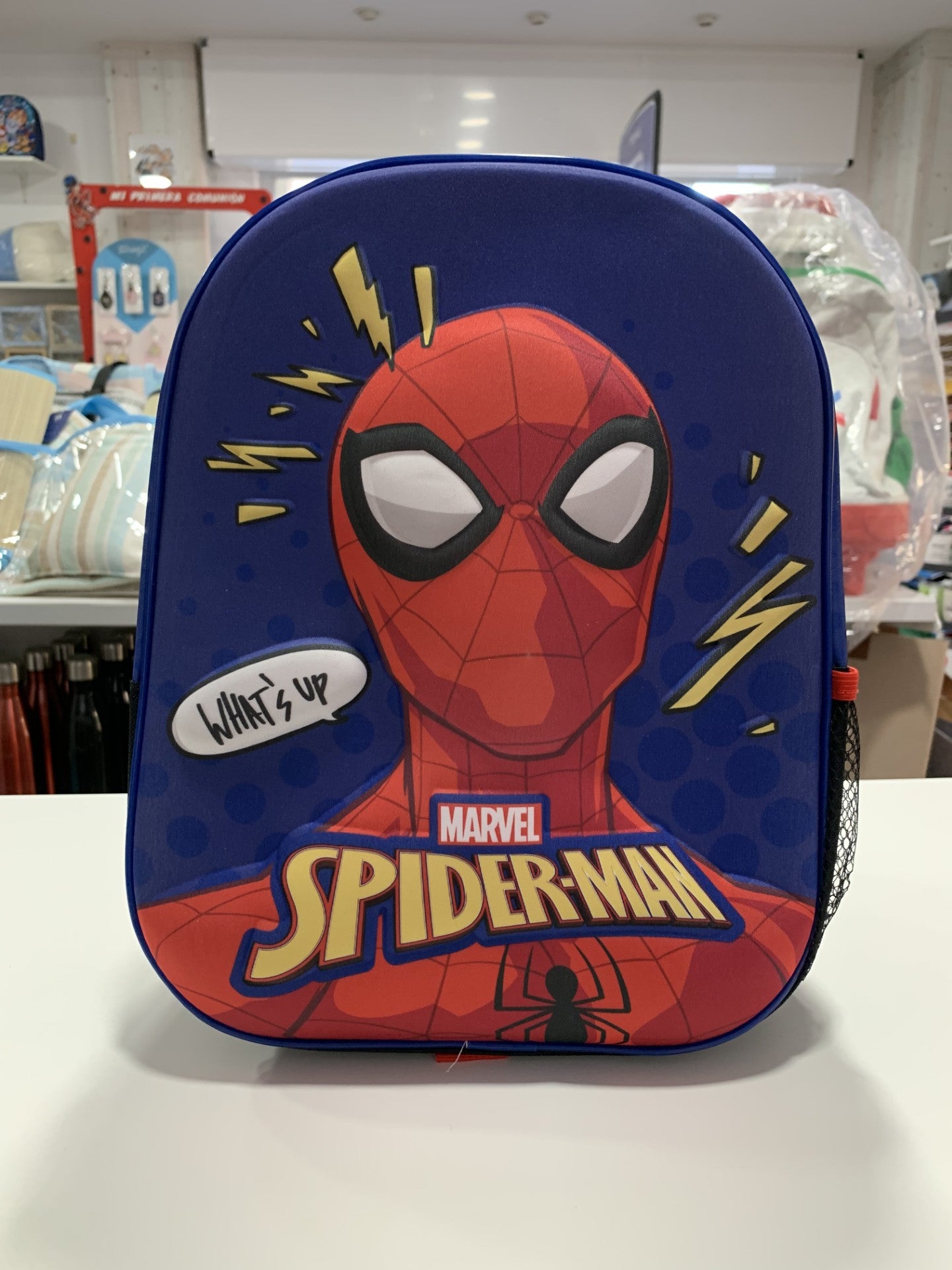 Mochila Spider-Man 3D What's Up - Vista frontal