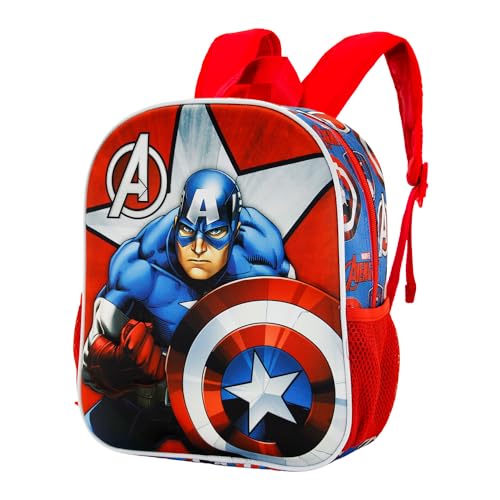 Mochila Infantil 3D Capitán América Gravity Avengers