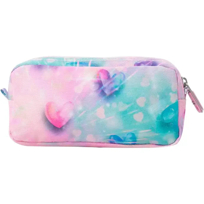 Estuche Totto Corazones vista trasera tie-dye