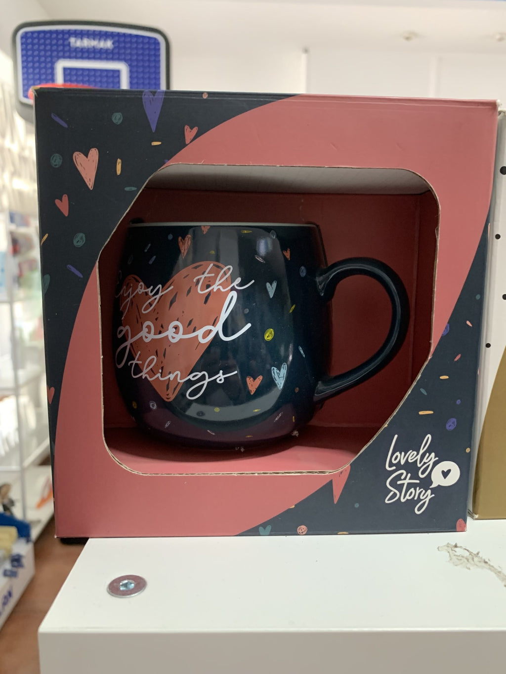 Taza Lovely Story Enjoy the good things en caja regalo