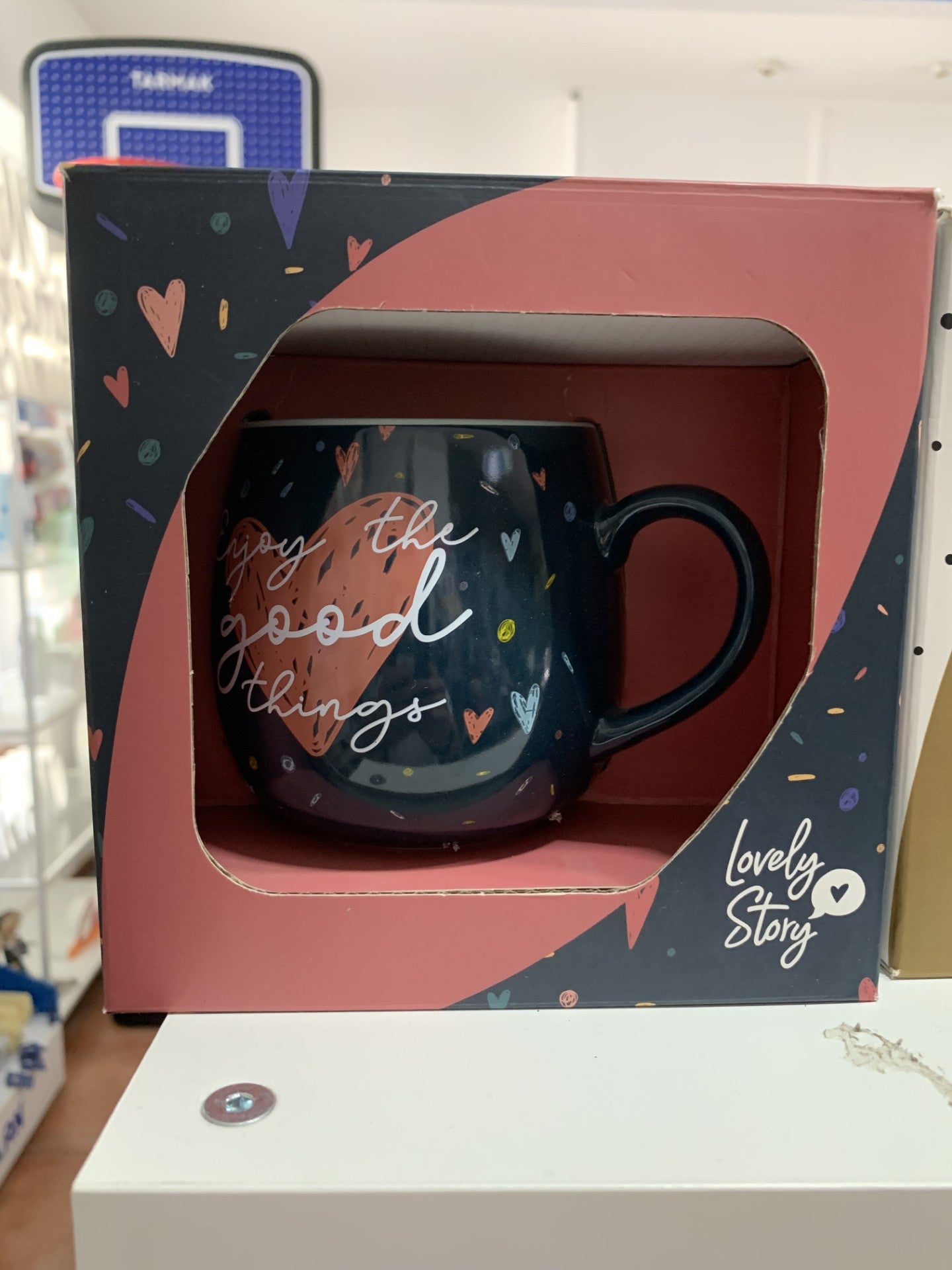 Taza Lovely Story Enjoy the good things en caja regalo