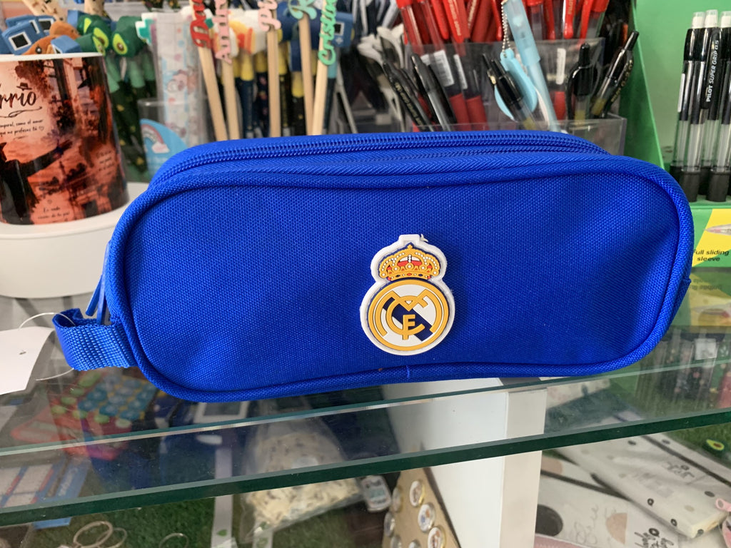 Estuche Triple Real Madrid Azul