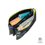 Estuche Triple Totto Gris Verde - interior triple bolsillo