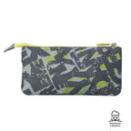 Estuche Triple Totto Gris Verde - trasera