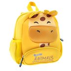 Mochila Escolar Baby Animals Jirafa Amarilla - Vista frontal fondo blanco