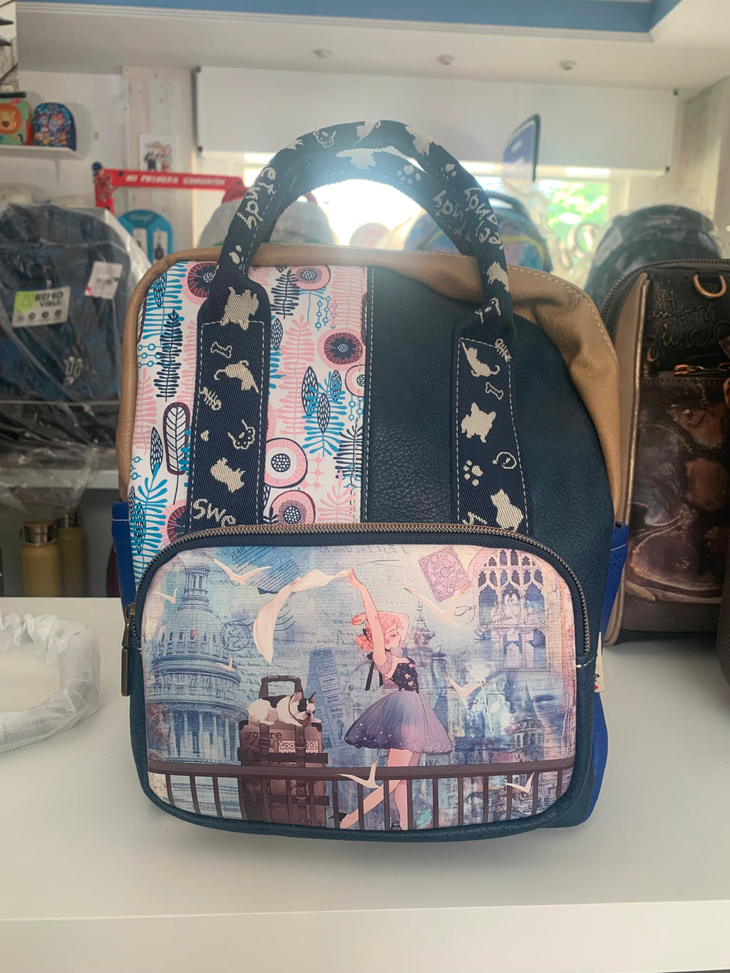 Bolso mochila Sweet Candy ilustración anime