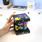 Hucha Pac-Man Save & Win Lovely Story abriendo caja regalo