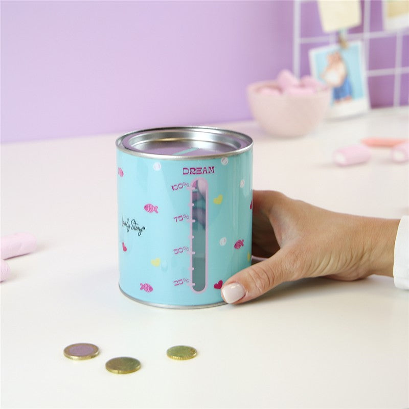 Hucha Axolotl Dream Lovely Story insertando moneda