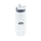 Botella Acero Inox 750ml Ice Soft Shapes Actitud Positiva – fondo blanco