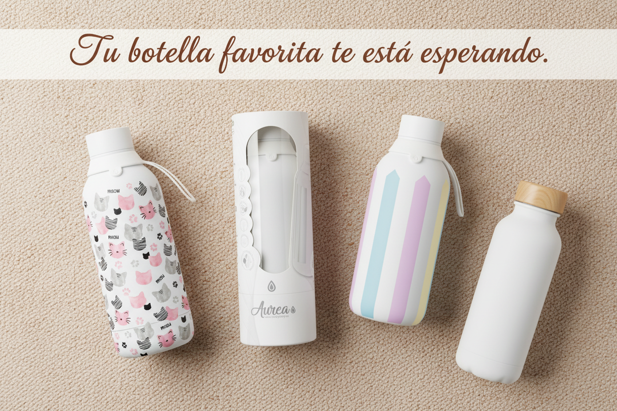 Banner Colección Botellas Beige