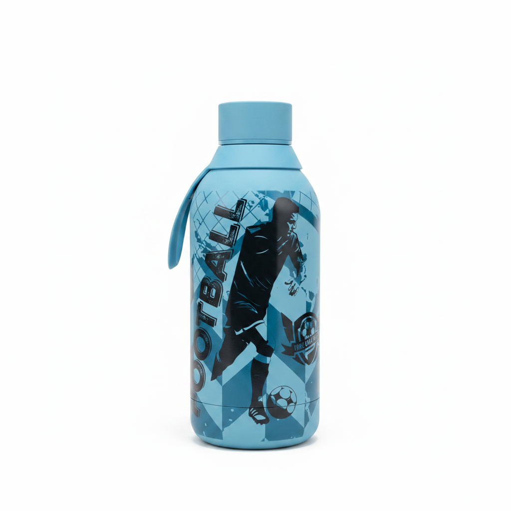 Botella fútbol frontal