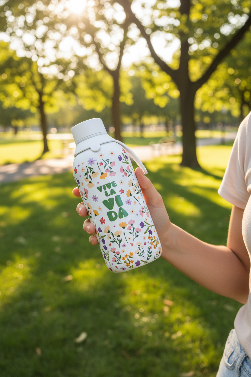 Botella Vive la Vida - lifestyle exterior
