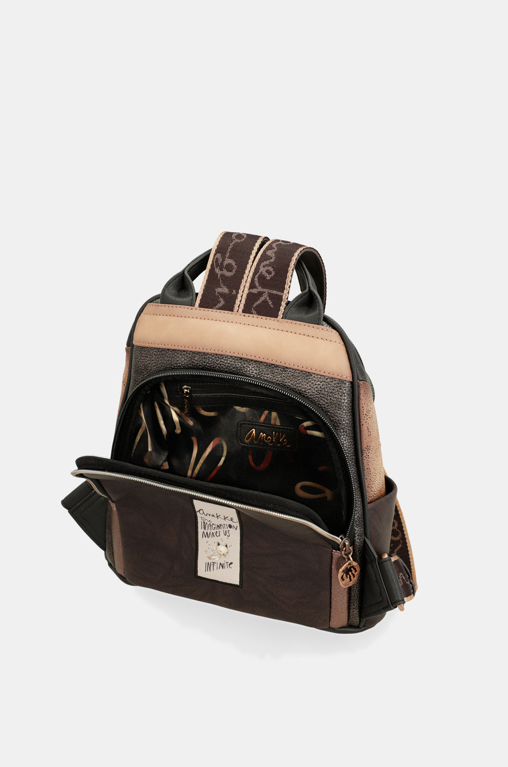 Mochila mediana Anekke - interior con organizadores