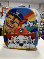 Mochila Paw Patrol 3D Chase y Marshall - vista frontal