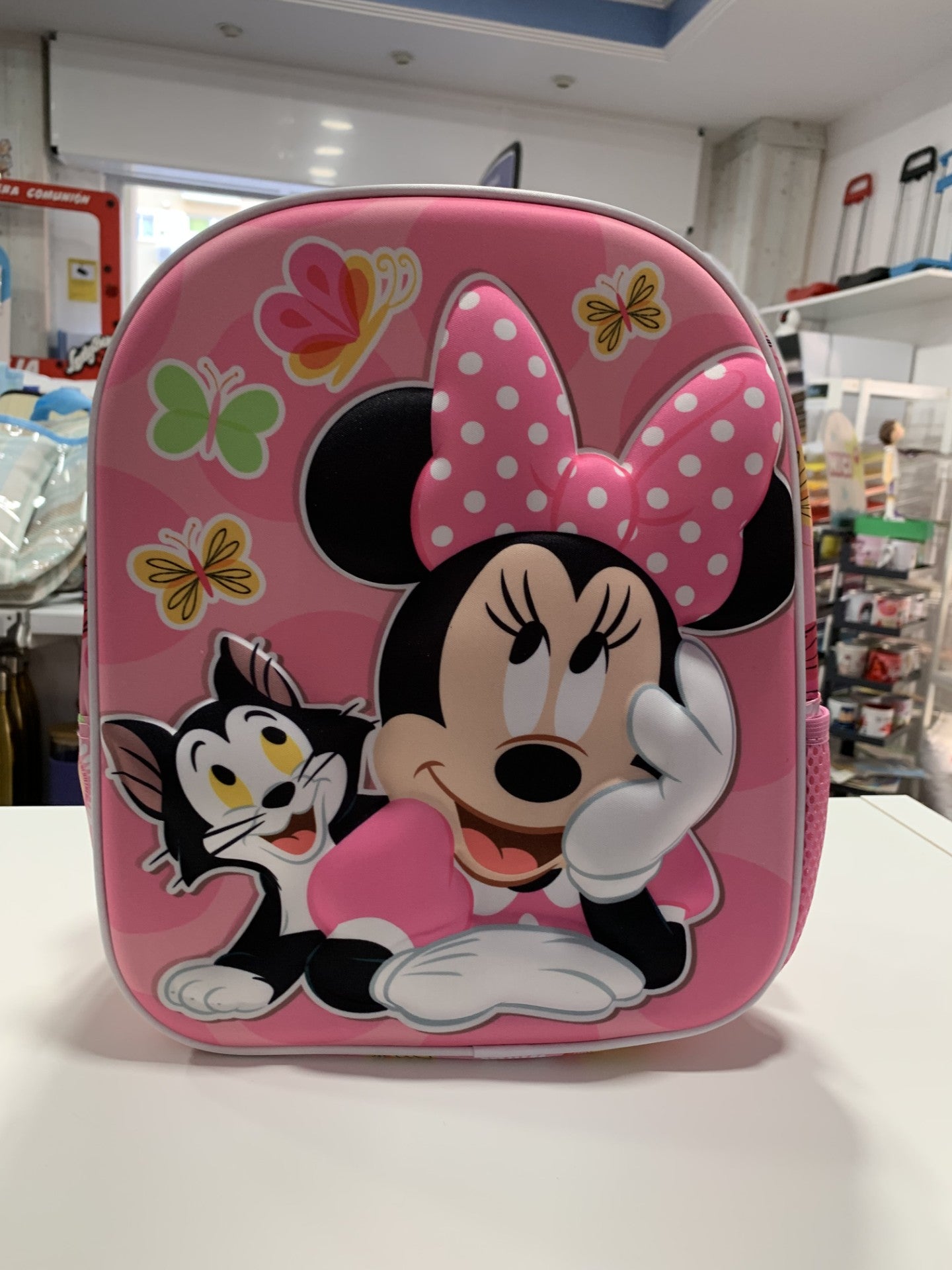 Mochila Minnie Mouse 3D Elite Kitten - Etiqueta