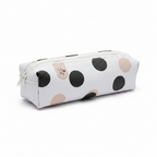 Estuche lunares blanco y negro fondo blanco Lovely Story