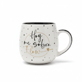Taza Lovely Story Hoy me sobra flow fondo blanco