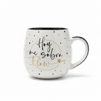 Taza Lovely Story Hoy me sobra flow fondo blanco