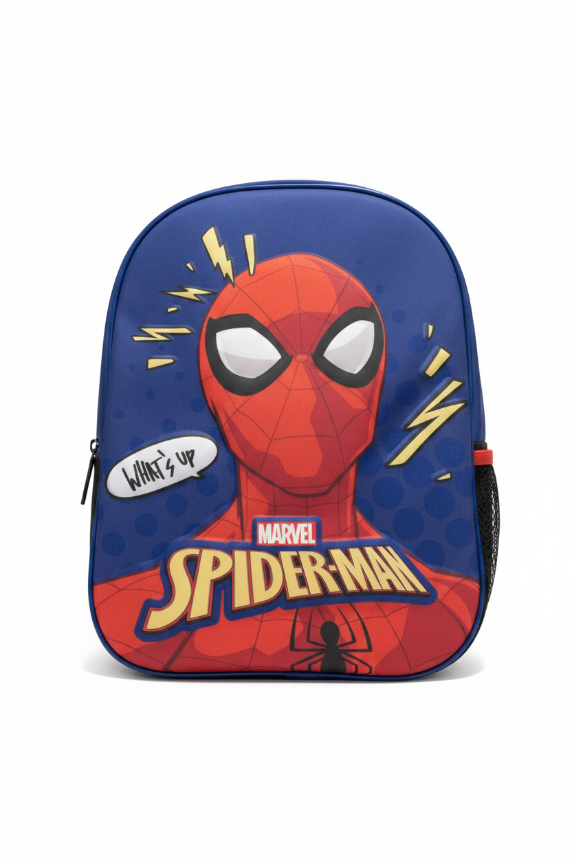 Mochila Spider-Man 3D What's Up - Fondo blanco