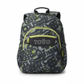 Mochila Escolar Totto Acuareles frontal fondo blanco