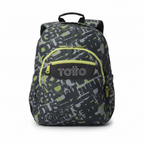 Mochila Escolar Totto Acuareles frontal fondo blanco