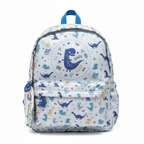 Mochila escolar Aurea Kids dinosaurios - fondo blanco puro