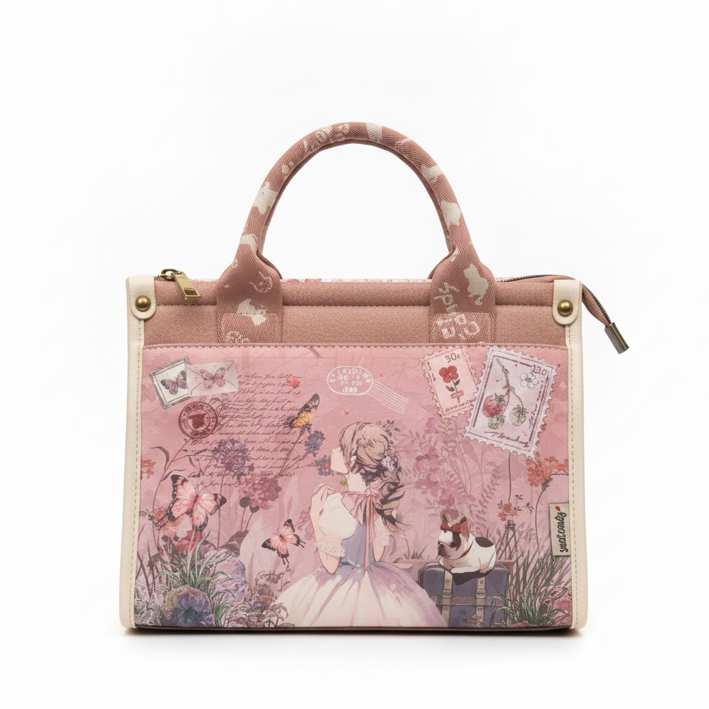 Bolso Sweet Candy Muñequita de frente fondo blanco
