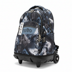 Mochila Trolley Totto Rue Bomper Renglones tres cuartos con ruedas