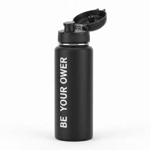 Botella Sport Be Your Power - detalle tapón abierto