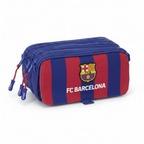 Estuche triple FC Barcelona - fondo blanco