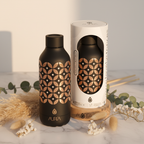 Botella Térmica Geometric Gold - lifestyle