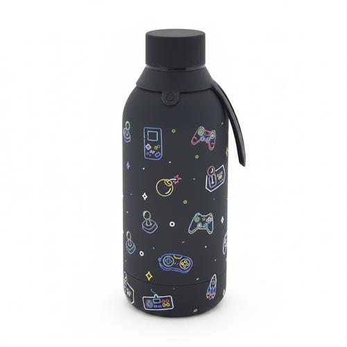 Botella Térmica Neon Gaming - vista frontal