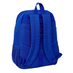 Mochila Real Madrid azul 44cm - vista trasera con asas acolchadas