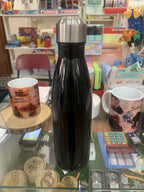 Botella térmica negra brillante Item International foto real