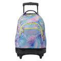 Mochila Trolley Totto Estampado Tropical Tie-Dye Azul Lila