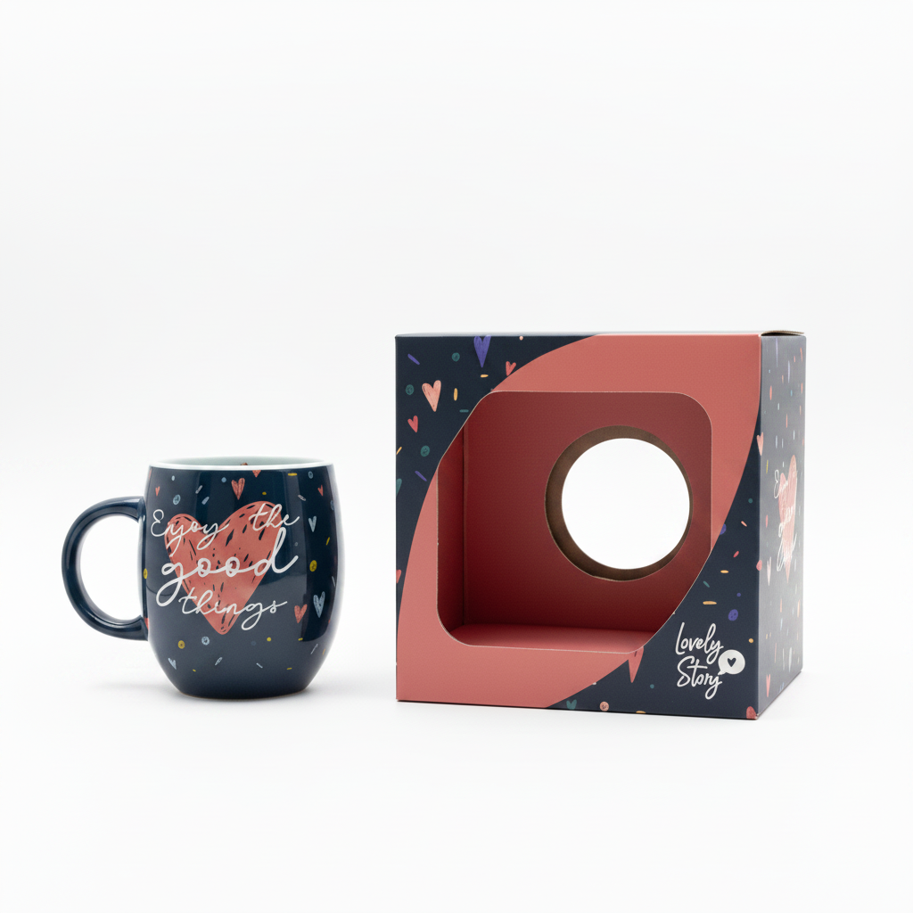 Taza Lovely Story con asa y caja regalo